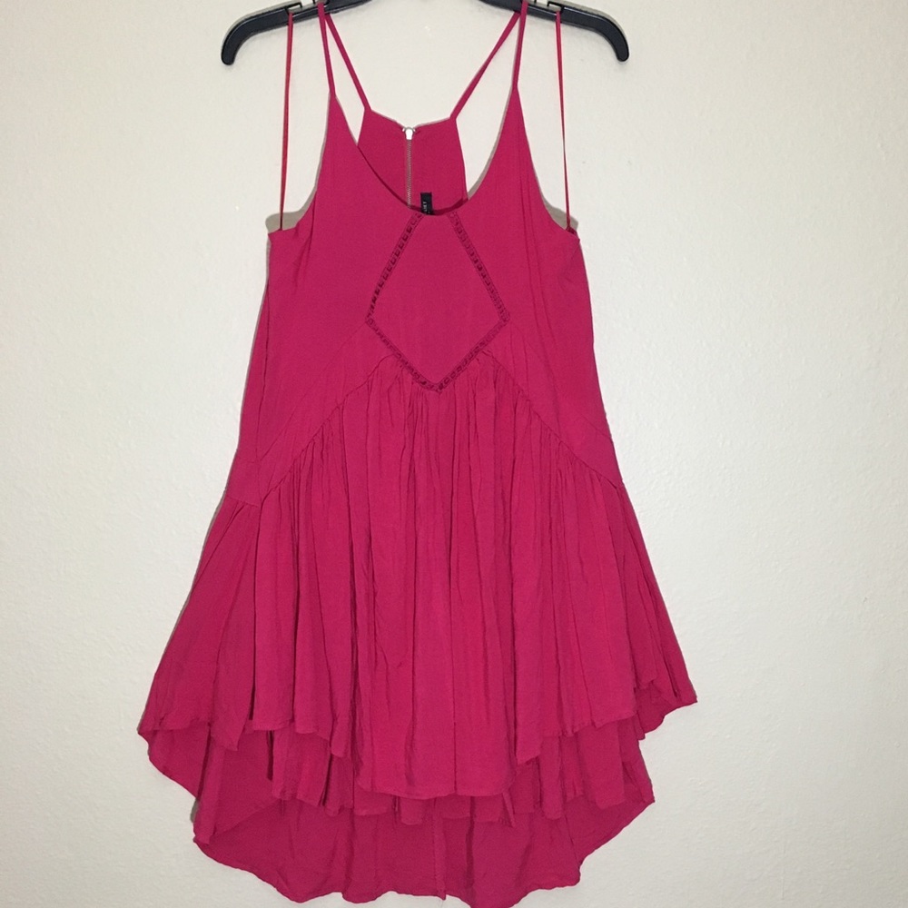 NWT! Hot pink babydoll dress.